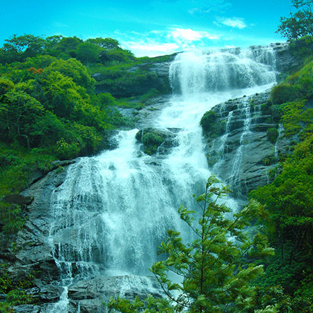 Major attraction in Munnar - Power house watterfalls